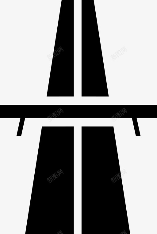 公路桥梁道路图标svg_新图网 https://ixintu.com 公路 桥梁 街道标志 路标 道路