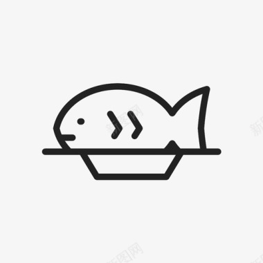 鱼鱼盘鱼苗图标图标