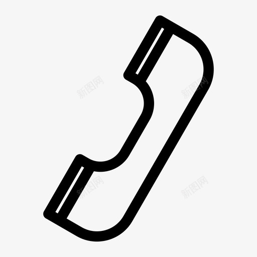 电话通讯手持电话图标svg_新图网 https://ixintu.com 手持电话 电话 通讯