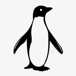 冰鸟企鹅南极洲鸟图标高清图片