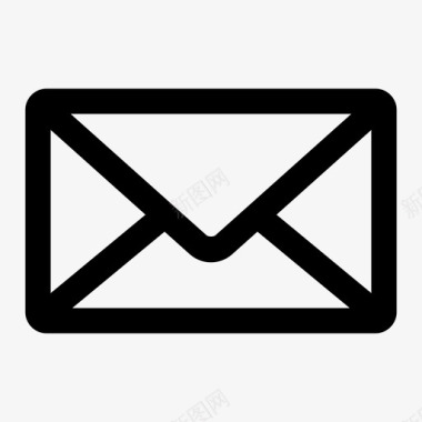电子邮件信封新电子邮件图标图标