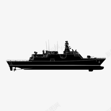 milgemf511左视图船护卫舰图标图标