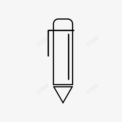 钢笔铅笔写字图标svg_新图网 https://ixintu.com 写字 钢笔 铅笔