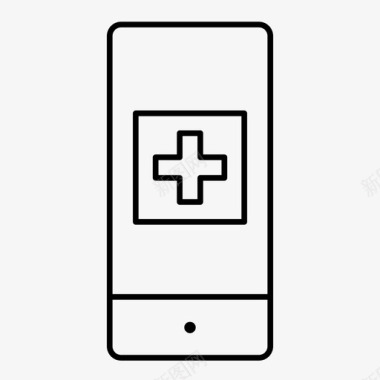 医疗iphone健康医院图标图标