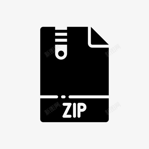 zip文档扩展名图标svg_新图网 https://ixintu.com zip 名称 扩展名 文件 文件格式ver4a 文档