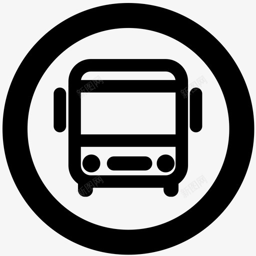 巴士站位置巴士站位置及地图图标svg_新图网 https://ixintu.com 位置及地图 巴士站 巴士站位置