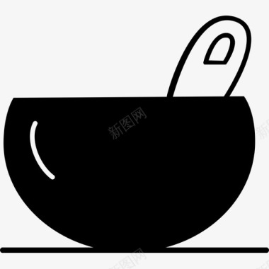 厨房碗烹饪饮食图标图标
