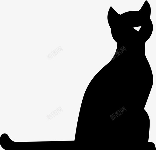 猫毛茸茸的小猫图标svg_新图网 https://ixintu.com 宠物 小猫 毛茸茸的 猫