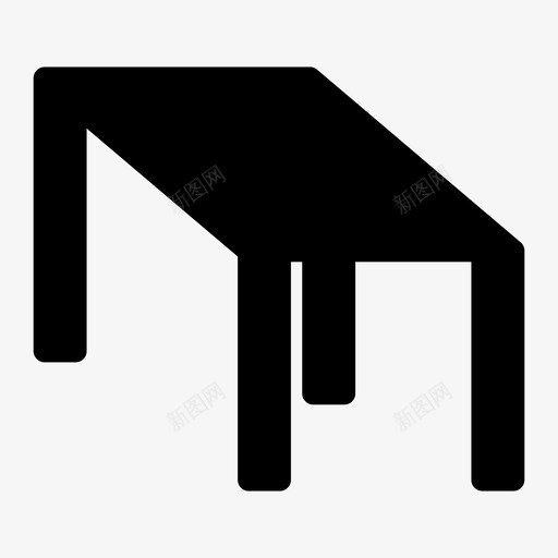 桌子长凳咖啡桌图标svg_新图网 https://ixintu.com 书桌 咖啡桌 家具 桌子 长凳
