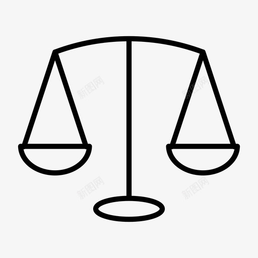 法律平衡公正图标svg_新图网 https://ixintu.com 公正 平衡 法律 法律尺度