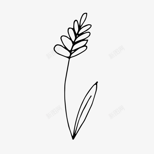 植物装饰树叶图标svg_新图网 https://ixintu.com 树叶 植物 自然 装饰