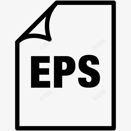 eps扩展名文件图标svg_新图网 https://ixintu.com eps 扩展名 文件 格式 格式化文件 类型