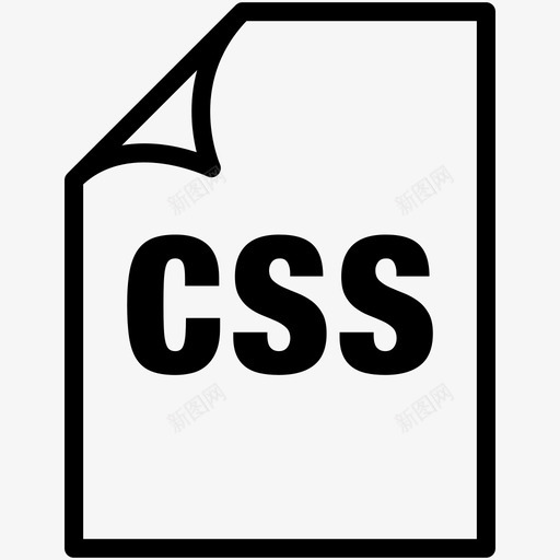 css扩展名文件图标svg_新图网 https://ixintu.com css 扩展名 文件 格式 格式化文件 类型