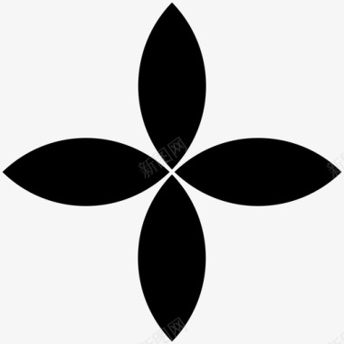 叶花四图标图标