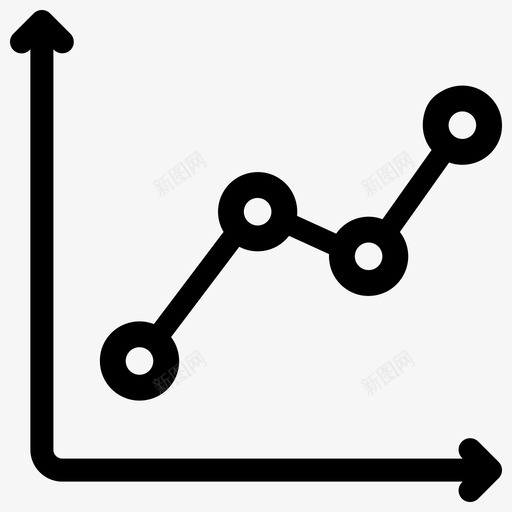 图表分析折线图图标svg_新图网 https://ixintu.com 业务图表 分析 图表 折线图 统计数据 销售报告