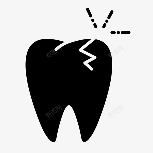牙医牙科口腔科图标svg_新图网 https://ixintu.com 口腔科 牙医 牙科 牙齿