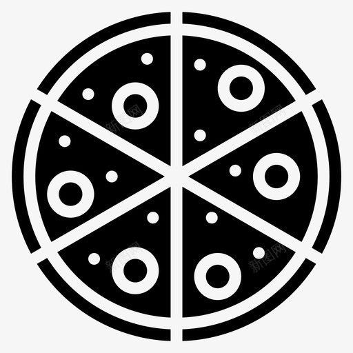 披萨食物意大利香肠图标svg_新图网 https://ixintu.com 切片 外卖 意大利香肠 披萨 食品和饮料固体 食物