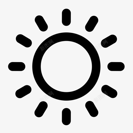 icon-41-太阳svg_新图网 https://ixintu.com icon-41-太阳