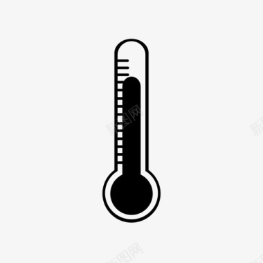 温度计热量加热图标图标