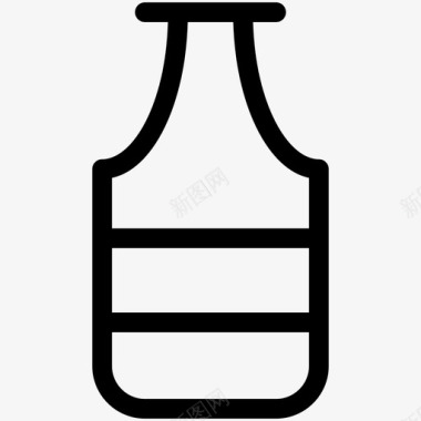 水瓶容器液体外壳图标图标