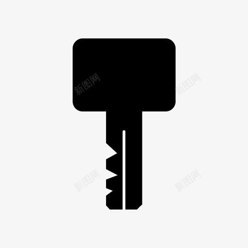 钥匙门钥匙房子图标svg_新图网 https://ixintu.com 密码 房地产 房子 钥匙 门钥匙