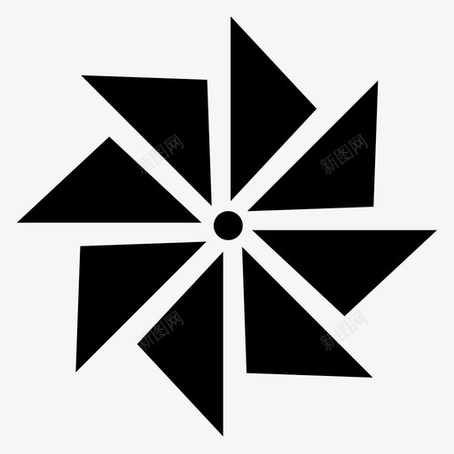 抽象的有创意的花的图标svg_新图网 https://ixintu.com 形状的 抽象的 有创意的 花的