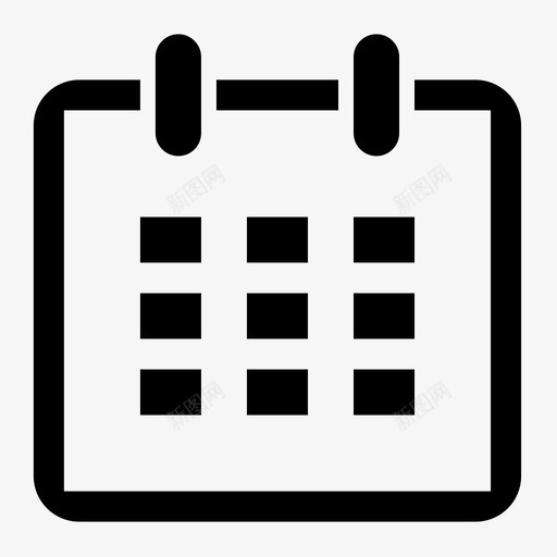 新东方-日历图标svg_新图网 https://ixintu.com 新东方-日历图标 日历图标