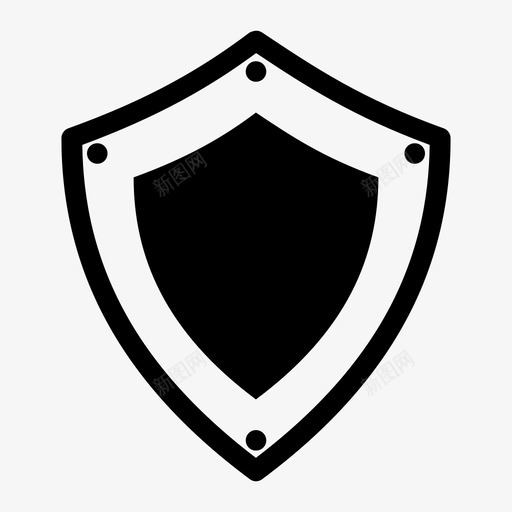屏蔽防护程序防御图标svg_新图网 https://ixintu.com 安全 安全防护 屏蔽 程序防御 网罩 防护