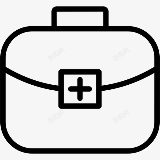第一个人工智能箱急救受伤图标svg_新图网 https://ixintu.com 医疗1 受伤 急救 第一个人工智能箱