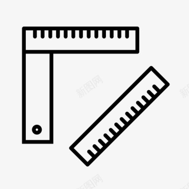 尺子建筑师建筑工人图标图标