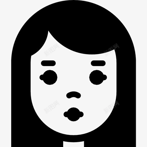 女孩中性情绪脸图标svg_新图网 https://ixintu.com 女人 女孩中性 情绪 脸 面部表情和情绪
