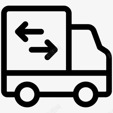 卡车送货卡车移动卡车图标图标