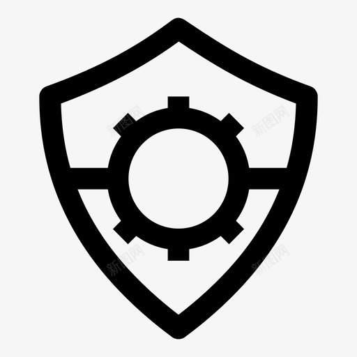 安全设置装备管理图标svg_新图网 https://ixintu.com 安全设置 工具 管理 装备 选项 首选项