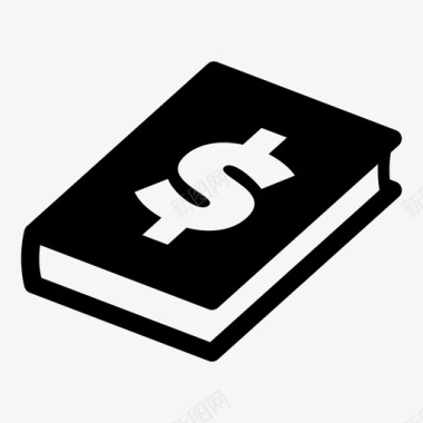 货币教科书预算经济学图标图标