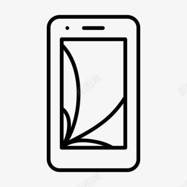 智能手机坏了手机坏了屏幕坏了图标图标