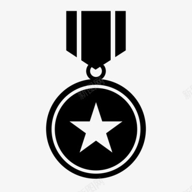 奖章成就军队图标图标