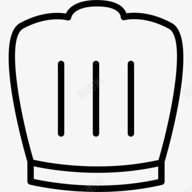 厨师帽炊具厨房图标图标