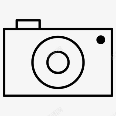 相机捕获数码相机图标图标