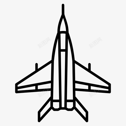 喷气式飞机飞机战斗机图标svg_新图网 https://ixintu.com 喷气式飞机 战斗机 飞机 飞行器