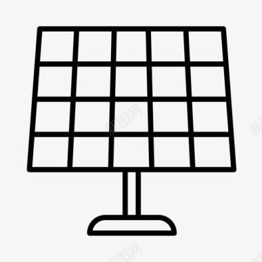 太阳能环保绿色图标图标