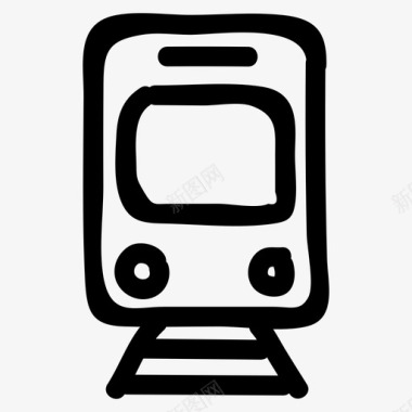 火车送货铁路图标图标
