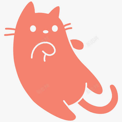 猫可爱猫宠物图标svg_新图网 https://ixintu.com 休息 宠物 猫 猫可爱 猫的力量