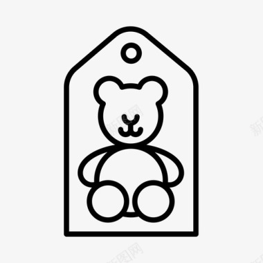 玩具店礼品制造商图标图标