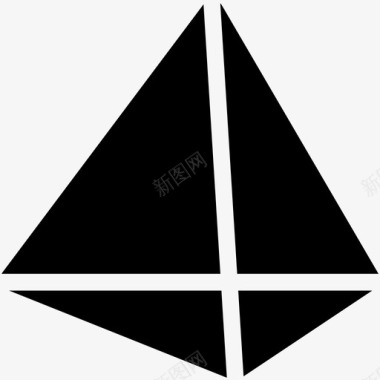 金字塔三维图标图标
