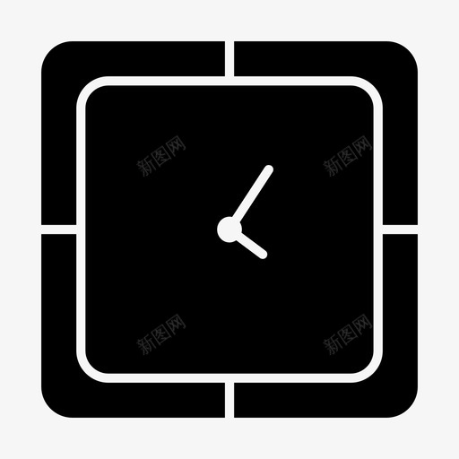 挂钟时间计时器图标svg_新图网 https://ixintu.com 手表 挂钟 时间 计时器