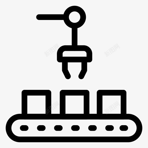 机器汽车箱子图标svg_新图网 https://ixintu.com 升降机 机器 机械 汽车 物流配送线图标 电气 箱子