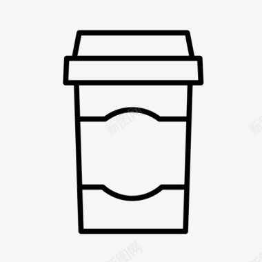 咖啡自助餐厅饮料图标图标