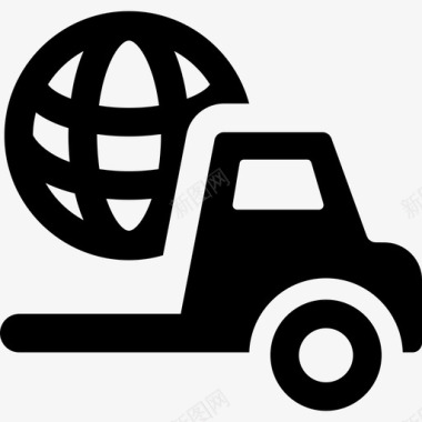 全球配送运输电子商务图标图标