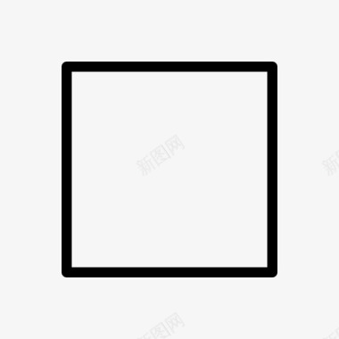 正方形等边完美正方形图标图标