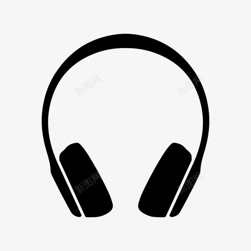 耳机节拍头戴式耳机图标svg_新图网 https://ixintu.com 头戴式耳机 无线耳机 耳机 节拍